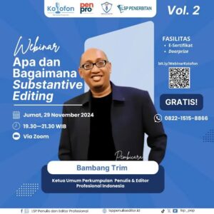Webinar bersama Bambang trim