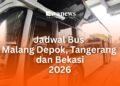 bus Malang Depok Tangerang