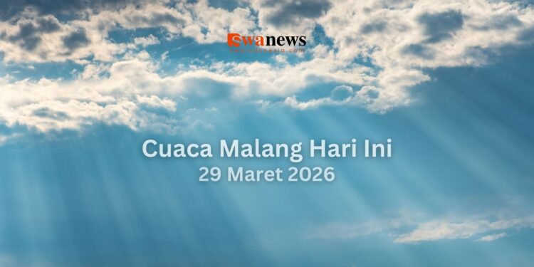 Cuaca Kota Malang 29 Maret 2026