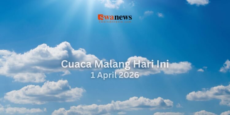 Cuaca Kota Malang 1 April 2026
