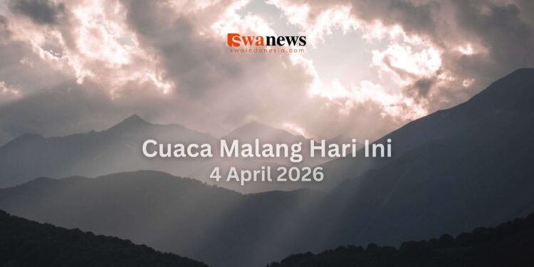 Prakiraan Cuaca Kota Malang 4 April 2026 