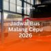 jadwal bus Malang Cepu