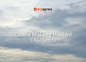 Cuaca Kota Malang 5 April 2026