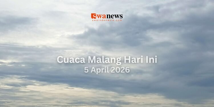 Cuaca Kota Malang 5 April 2026