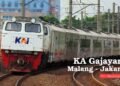 rute dan jadwal KA Gajayana