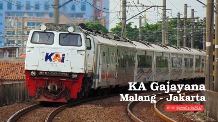 rute dan jadwal KA Gajayana