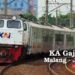 rute dan jadwal KA Gajayana