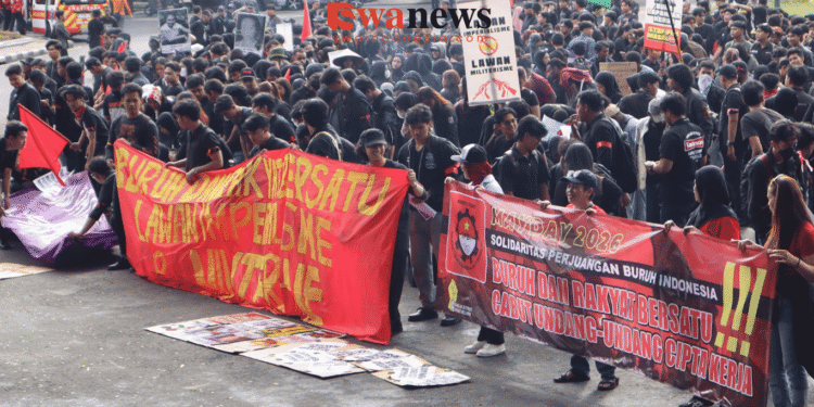 New Orde Baru! Buruh Malang Tolak Imperialisme dan Militerisme