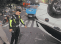 Kecelakaan Beruntun di Kota Batu, 2 Mobil Ringsek  ‎