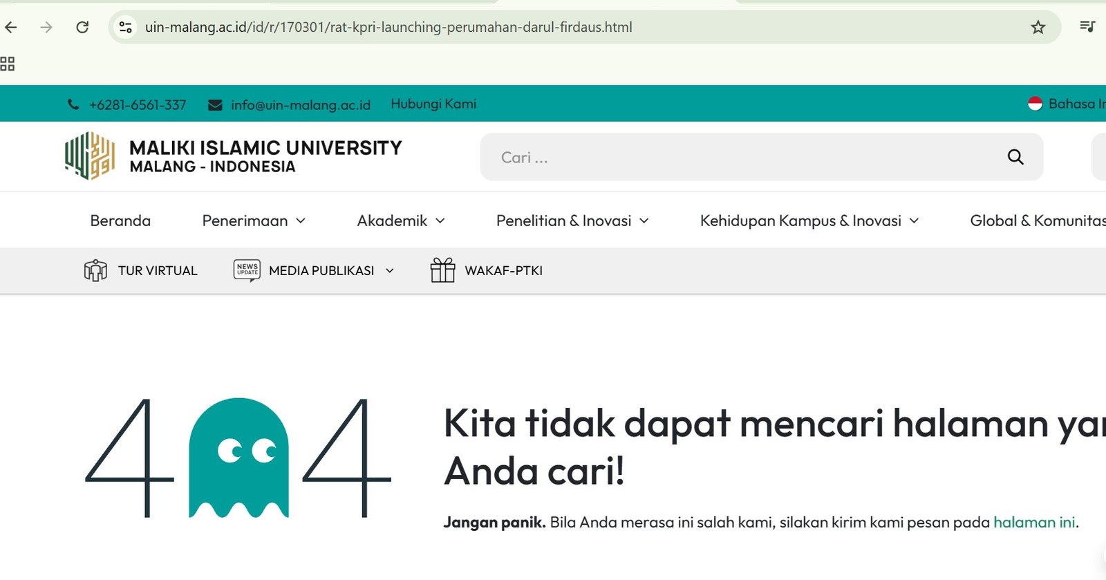 Korban KPRI UIN Maliki Malang