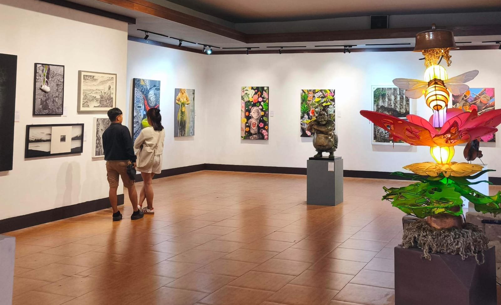 Pameran Like a Rolling Stone di Kota Batu