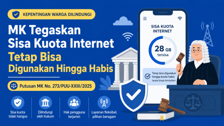 Sisa Kuota Internet Pengguna