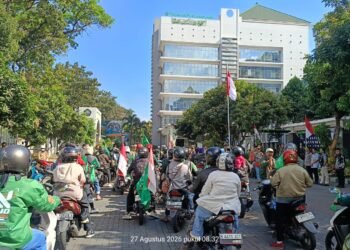 Meriahkan Muktamar NU ke-35, Ratusan Biker NU Malang Raya Touring ke Jombang