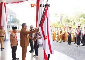 Lepas Kontingen Pramuka Kota Batu ke Jamnas XII, Wali Kota Batu: Jaga Disiplin dan Harumkan Nama Daerah