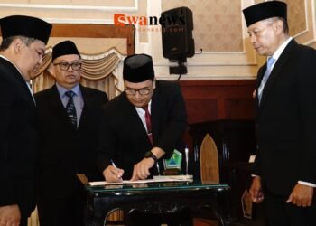 Dandung Djulharjanto Dilantik sebagai Pj Sekda Kota Malang, Wahyu Hidayat Tegaskan Pentingnya Jaga Stabilitas Pemerintahan