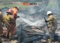 Peternakan Ayam di Jalan Metro Kota Batu Alami Kebakaran Hebat