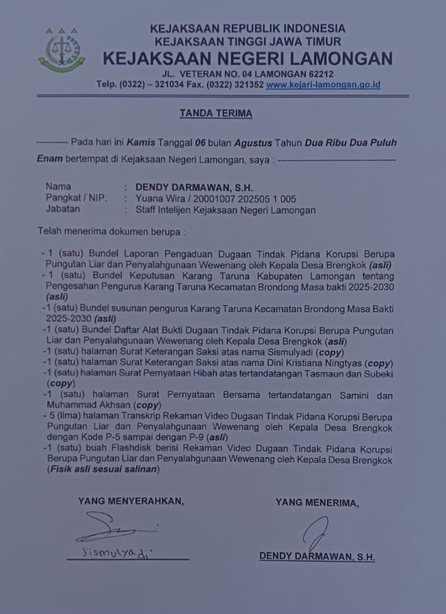 Warga Brengkok Laporkan Kades