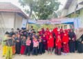 Peringati Hari Jadi Bangkalan 495, Madrasah Raudlatul Muta’alimin Berubah Jadi Lautan Hitam-Merah